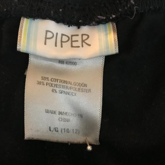 FINAL DAY - FINAL PRICE - Piper Black Leggings Girls Large (10/12) - Picture 8 of 8